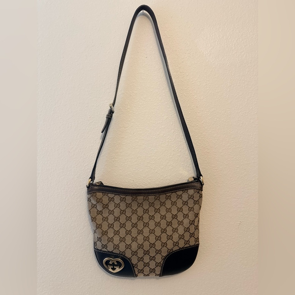 Gucci GG Canvas Lovely Heart Crossbody Bag - Picture 3 of 15
